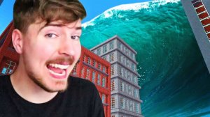 [MrBeast Gaming На Русском] - Сможешь ли ты выжить в Гигантском Цунами