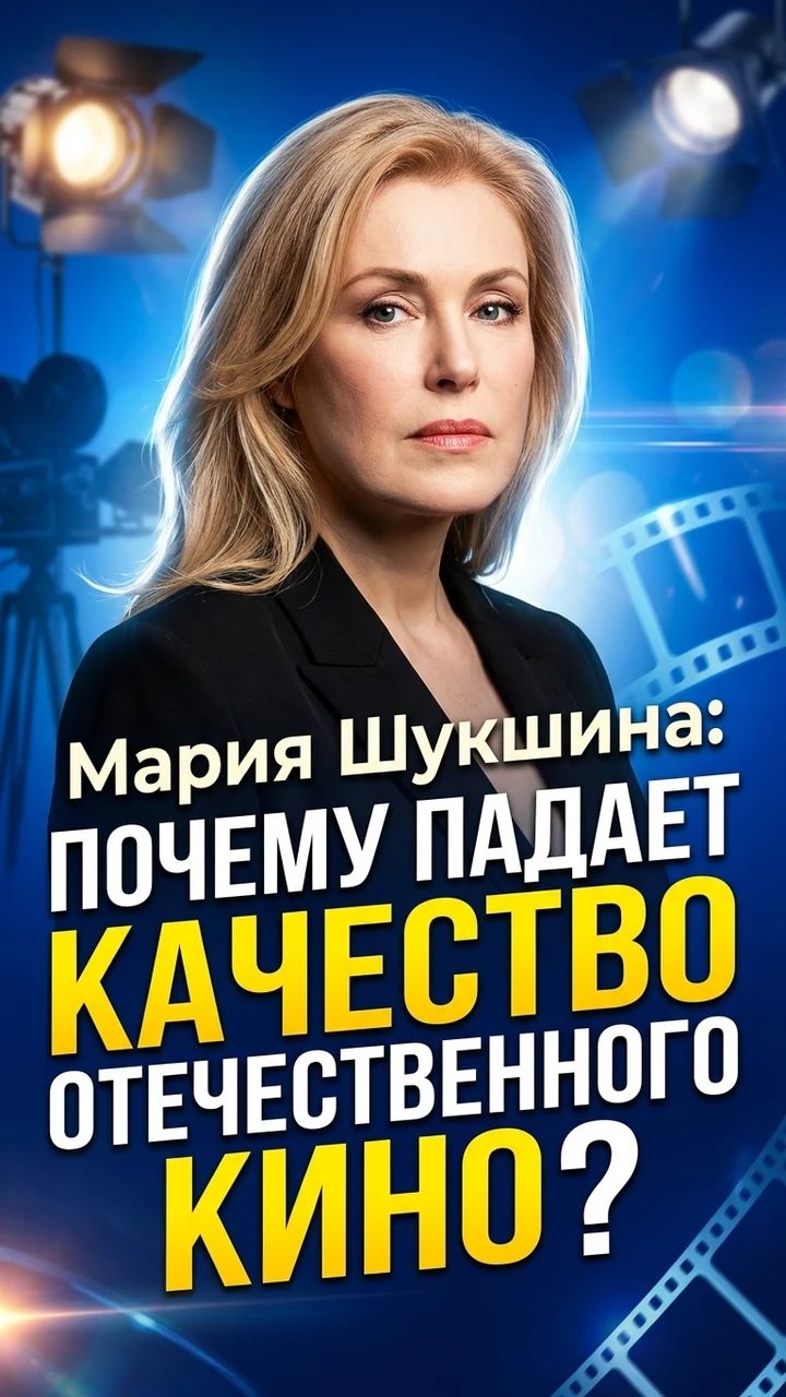 Мария Шукшина: почему качество отечественного кино падает!