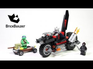 Сборка и обзор Lego Turtles 79101: Дракон-байк Шреддера
