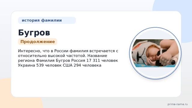Фамилия Бугров: происхождение, значение и склонение