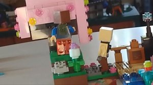 смотрю как нуб и про играют в minecraft в lego обзор канала