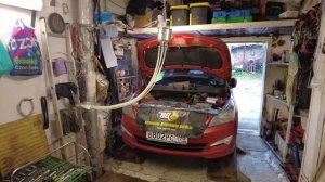 Hyundai Solaris 1(RB) 1.6 MPI G4FC Химическая раскоксовка двигателя SQUID от BG химией ServiceLine