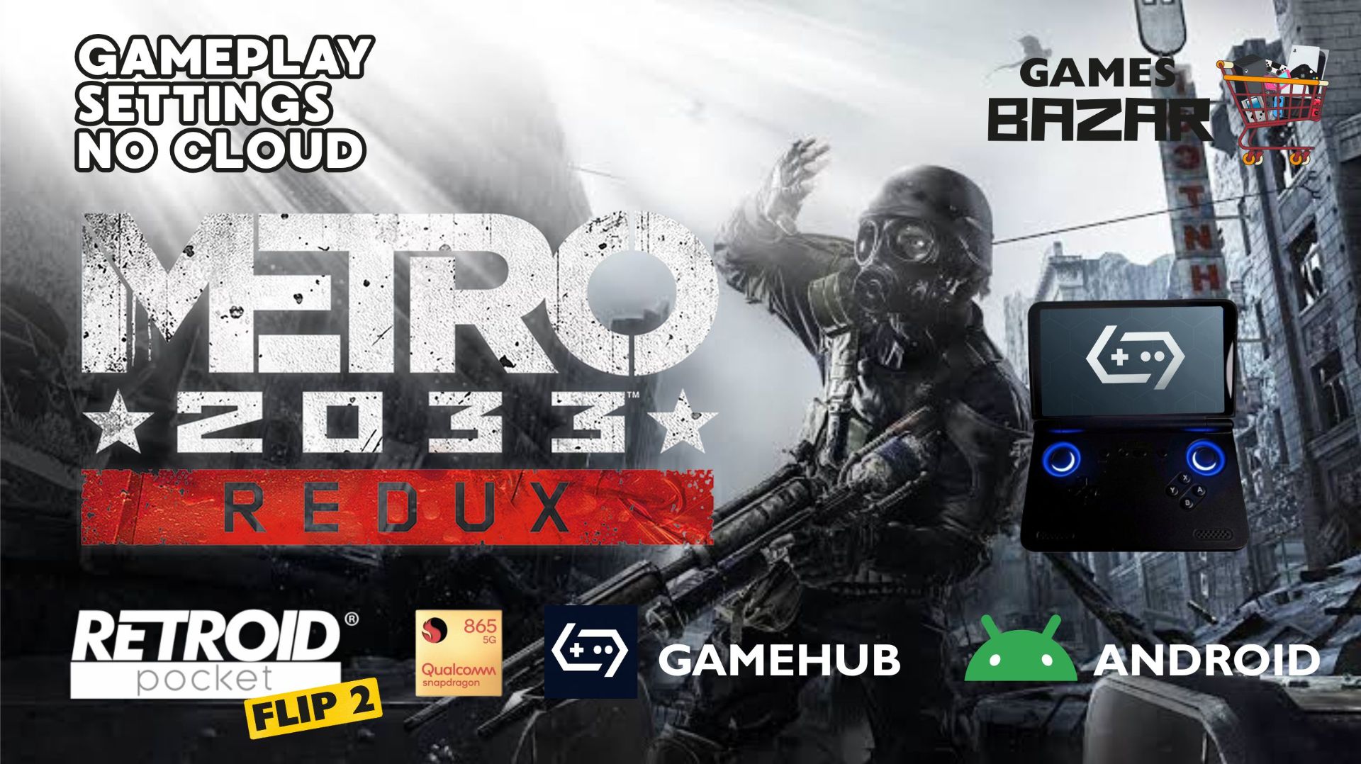Metro 2033 Redux GameHub 6.0.9. Retroid Pocket Flip 2 настройки (settings) #gamehub #games