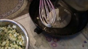 356/ Заливной пирог с луком и яйцом/ Удачное тесто...