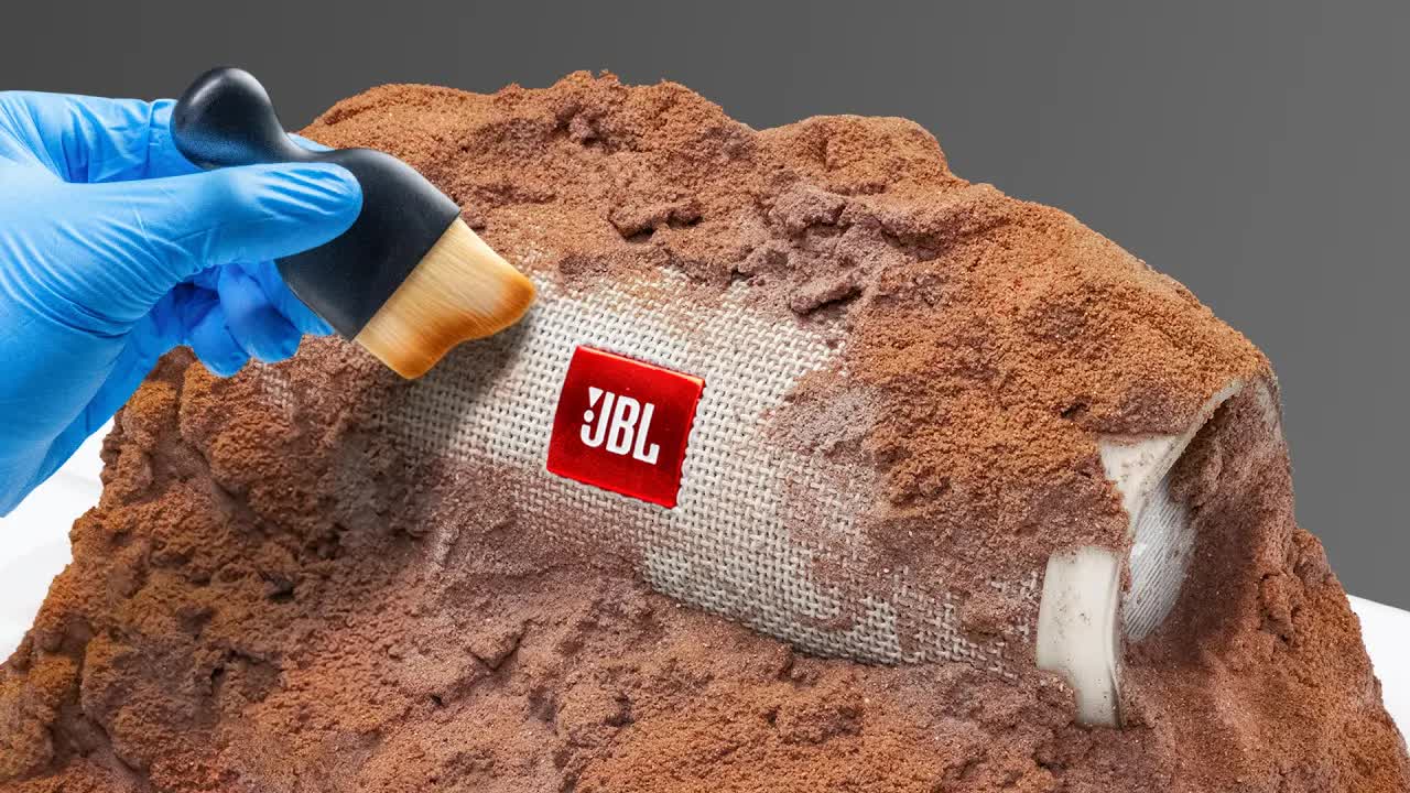Успокаивающая чистка колонки JBL. Звуки ASMR