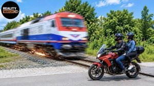 Моменты попавшие на камеру за секунду до катастрофы.