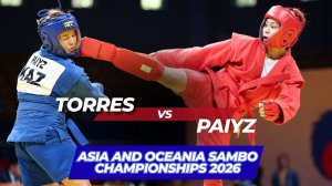 TORRES (PHI) vs PAIYZ (KAZ) - Asia and Oceania SAMBO Championships 2026