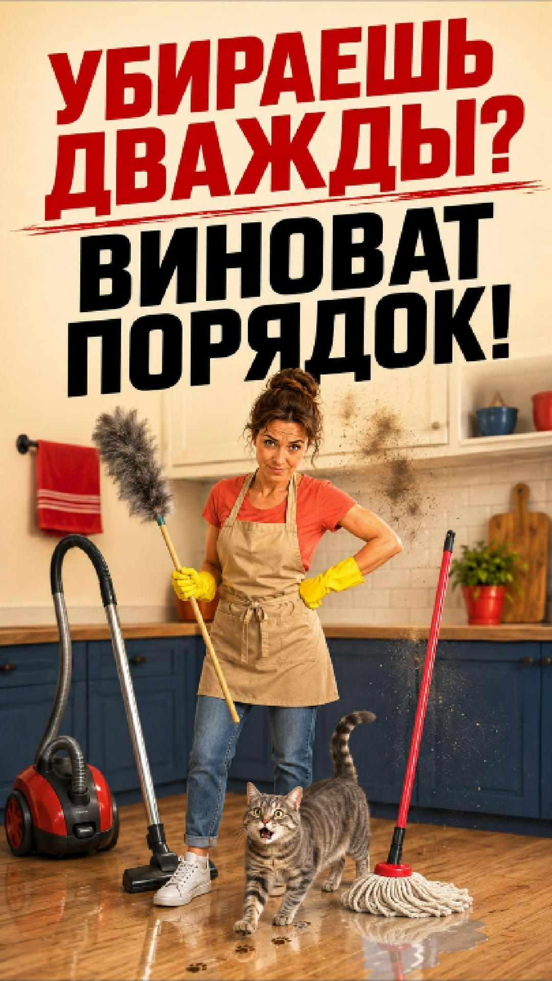 Убираешь дважды? Сохрани этот порядок действий