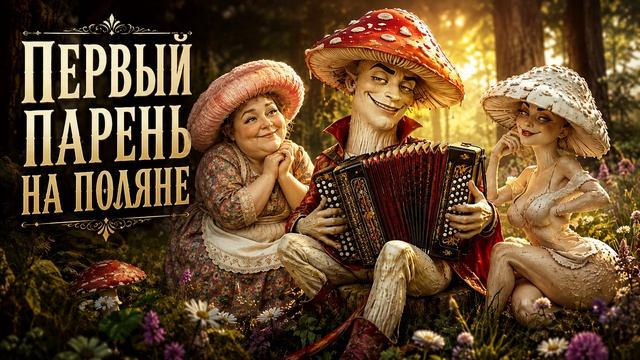 ГРИБНАЯ ДРАМА! ❤️😂 ПЕРВЫЙ ПАРЕНЬ НА ПОЛЯНЕ - ШУТОЧНАЯ ПЕСЕНКА ПРО МУХОМОРА И ПОДРУЖЕК 😄❤️
