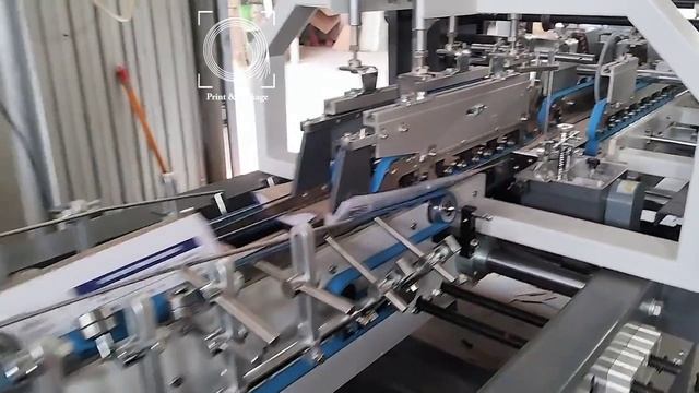 Фальцевально-склеивающая линия ZH-1250YF (3 точки)