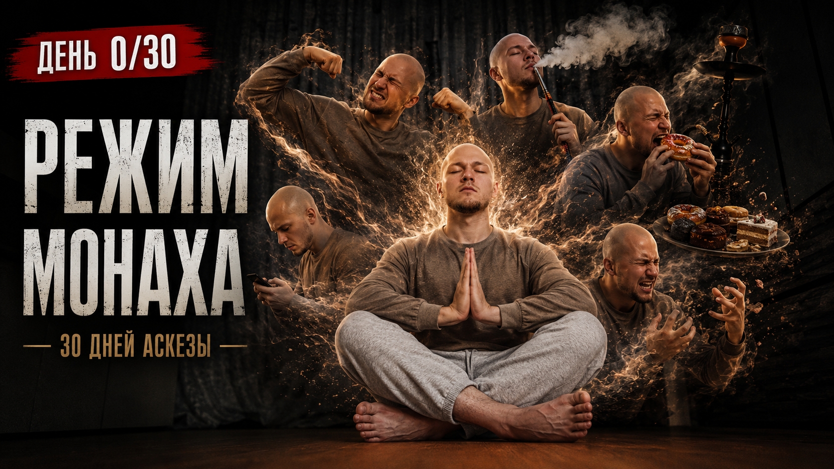 РЕЖИМ МОНАХА. ДЕНЬ 0/30