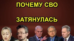 ПОЧЕМУ СВО ЗАТЯНУЛАСЬ
