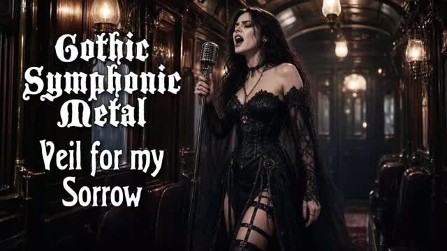 Veil For My Sorrow   Gothic Symphonic Metal   Victorian Dark Fantasy (AI Music Video)