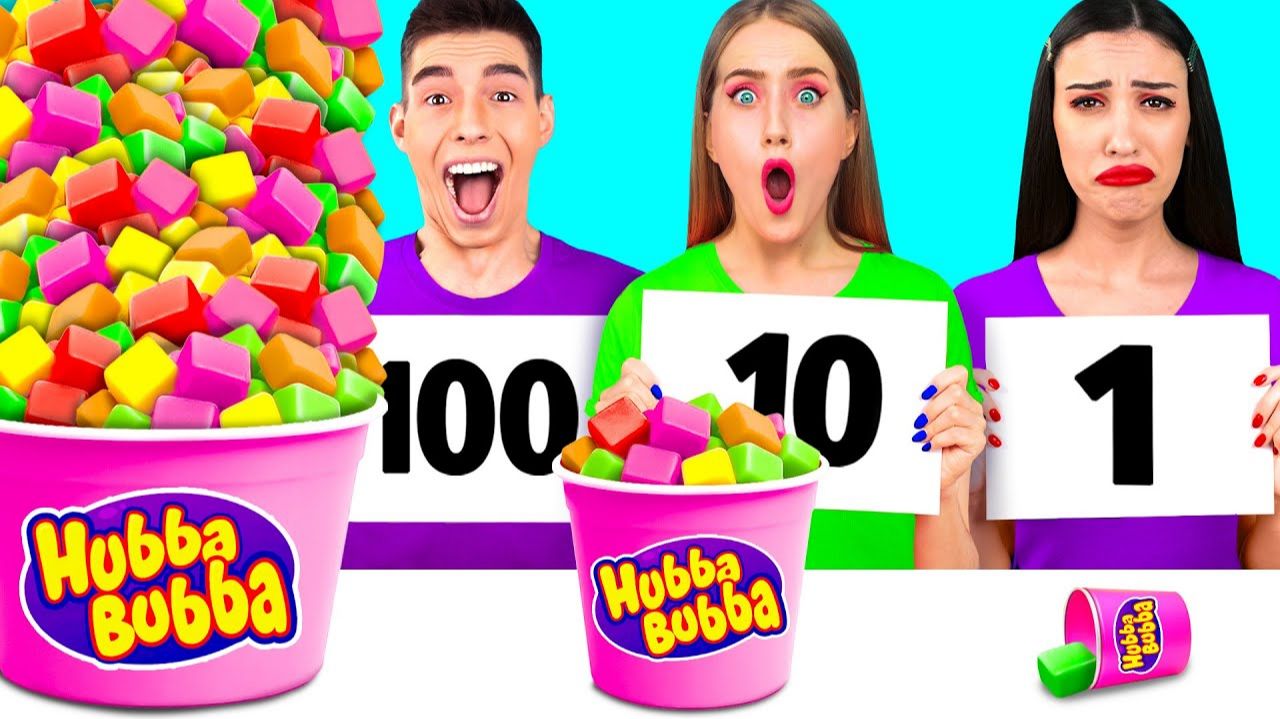 100 Слоев Еды Челлендж # Фантастическая Кулинарная Битва Fun Challenge
