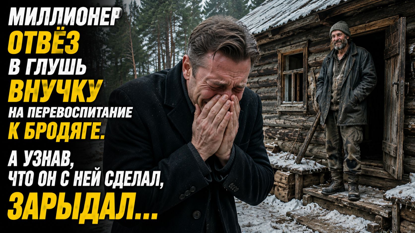 Миллионер ОТВËЗ в глушь ВНУЧКУ на перевоспитание к БРОДЯГЕ. А узнав, что он с ней сделал, зарыдал...