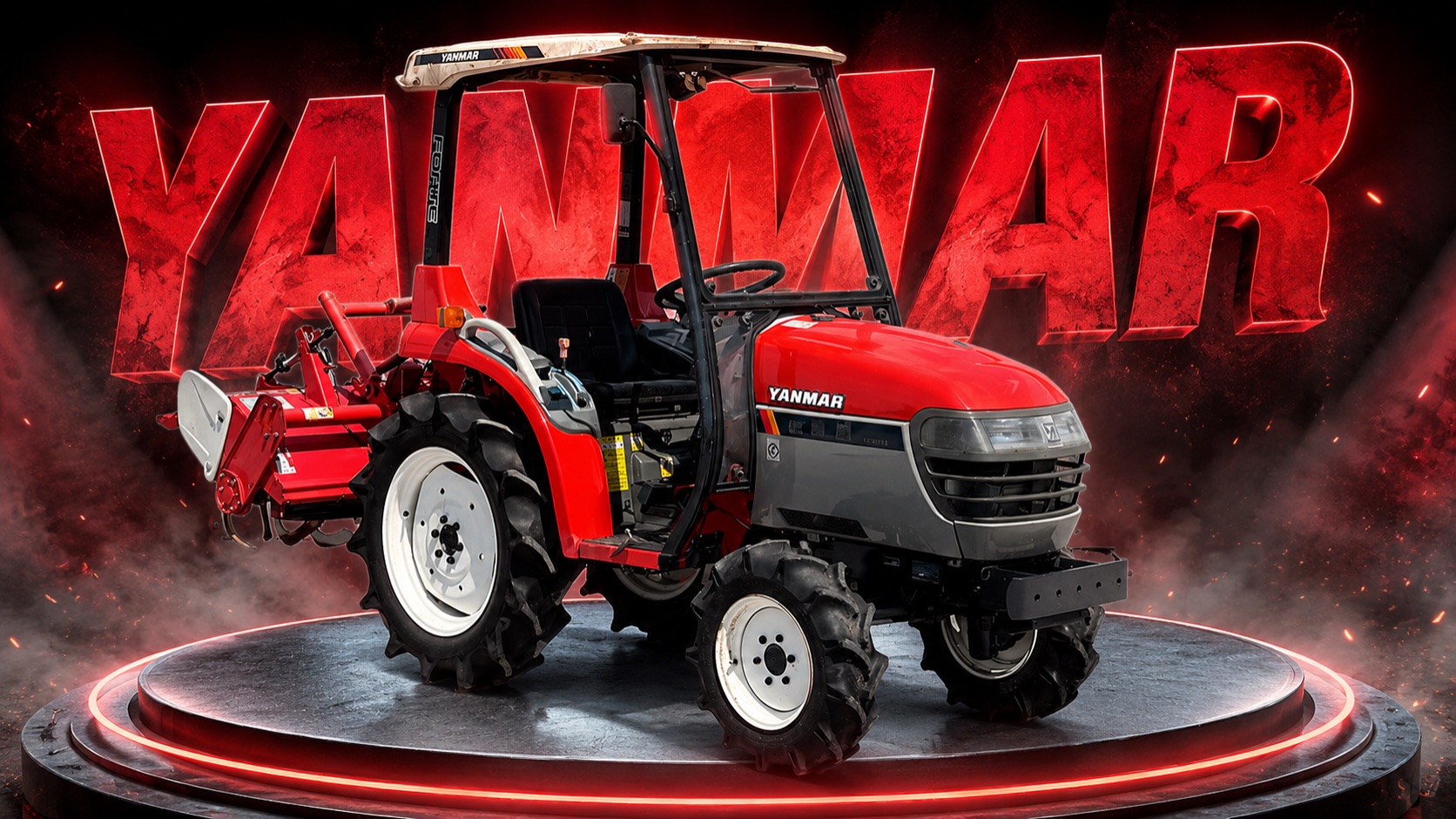 Японский мини-трактор Yanmar AF-16 с ПСМ