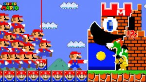 999 Клонов Марио захватывают власть над Super Mario Bros.