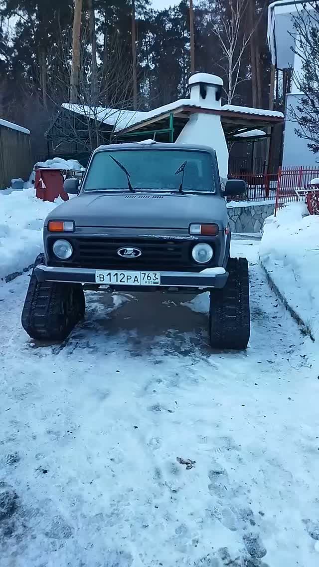 🚨🚜ЛАДА  НИВА ВЕЗДЕХОД НА ГУСЕНИЦАХ