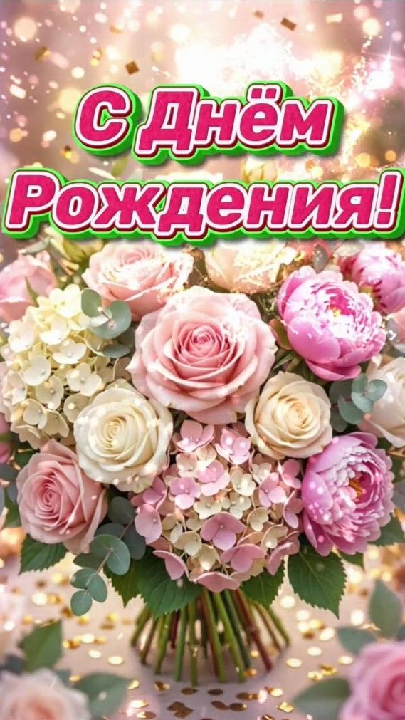 С Днём Рождения! Музыкальная открытка.