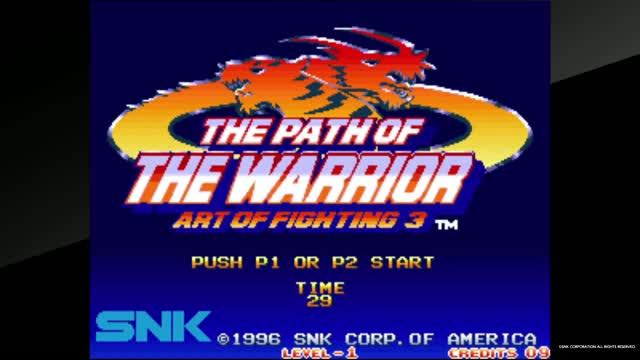 The Path Of The Warrior. ART OF FIGHTING 3.(NEO GEO). Прохождение.