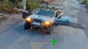 Дроноводы сожгли украинские пикапы в Дружковке