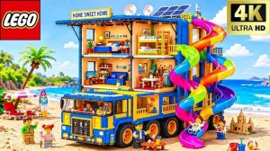 Автоматический дом на колесах Ultimate LEGO🏖️ | Забавный эксперимент с Лего
