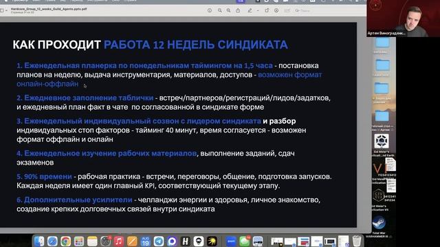 Созвон с лидерами синдикатов - План действий (19.08)