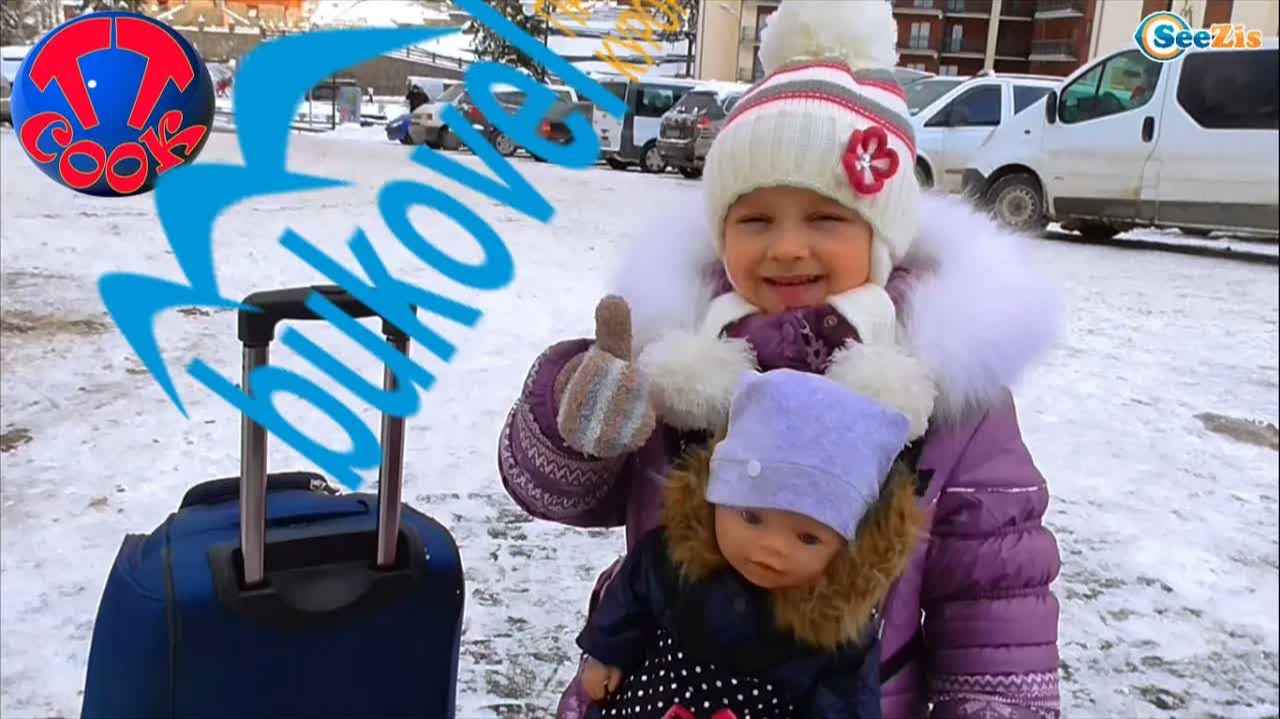 ✔ Кукла Беби Борн и Ярослава едут в Буковель   Kinder Surprise Unboxing   Video For Kids ✔