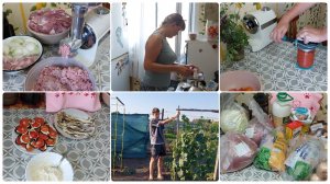 Томатный соус в зиму 🔥 Закупка продуктов на минимум / На даче и снова упали огурцы / Быстрый ужин
