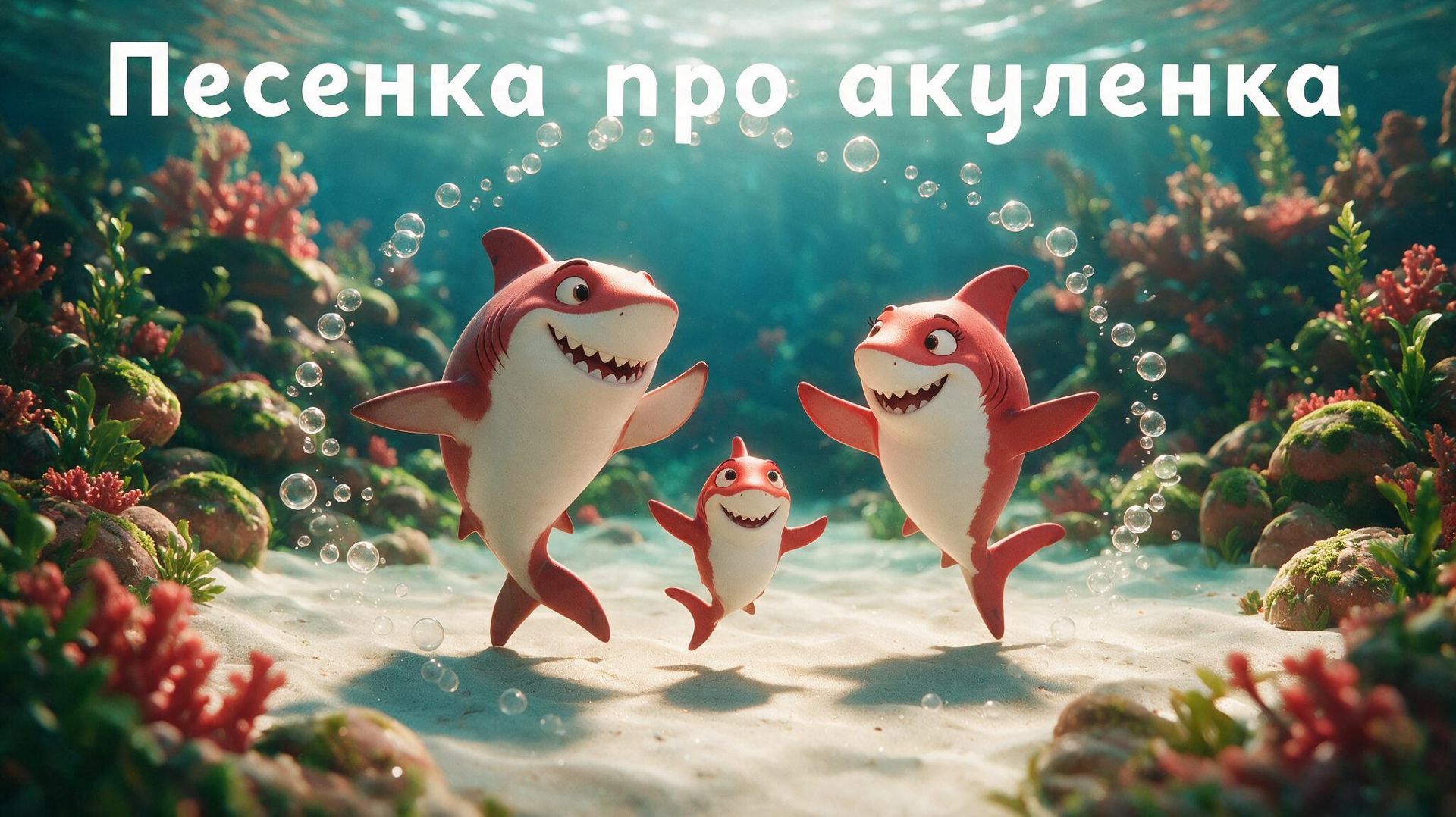 АКУЛËНОК И СЕМЬЯ. Мульт-песенка. Лялябум