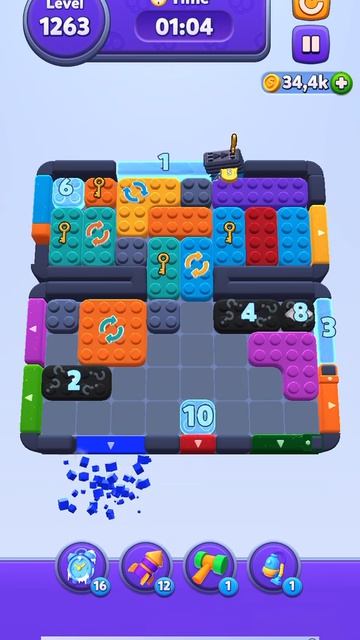 Color Block Jam 1263 уровень