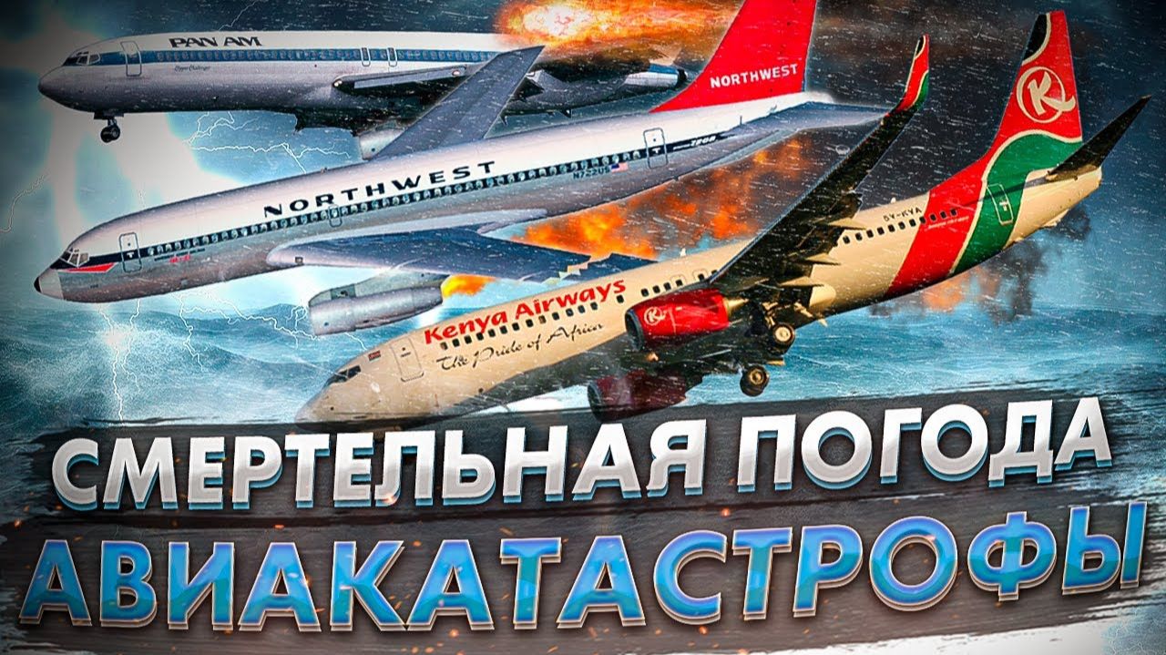 Авиакатастрофы зарубежных лайнеров из за плохой погоды