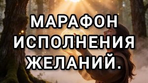 АНОНС. МАРАФОН ИСПОЛНЕНИЯ ЖЕЛАНИЙ.
