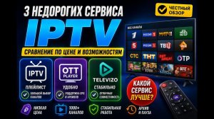 Лучшие недорогие IPTV-сервисы 2026 — цена, каналы и качество