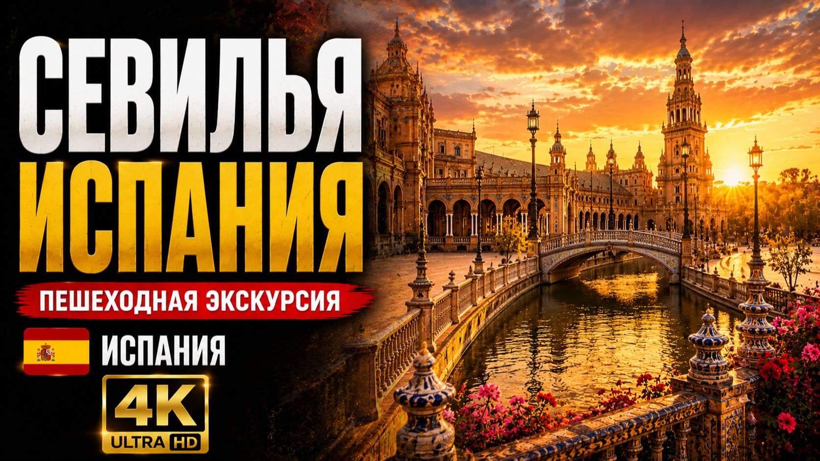 Севилья — город солнца и страсти 🇪🇸 | Пешеходная экскурсия по Испании в 4K