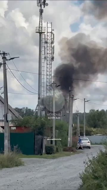 КУРГАН В СНТ «Восход» взорвался газовый баллон