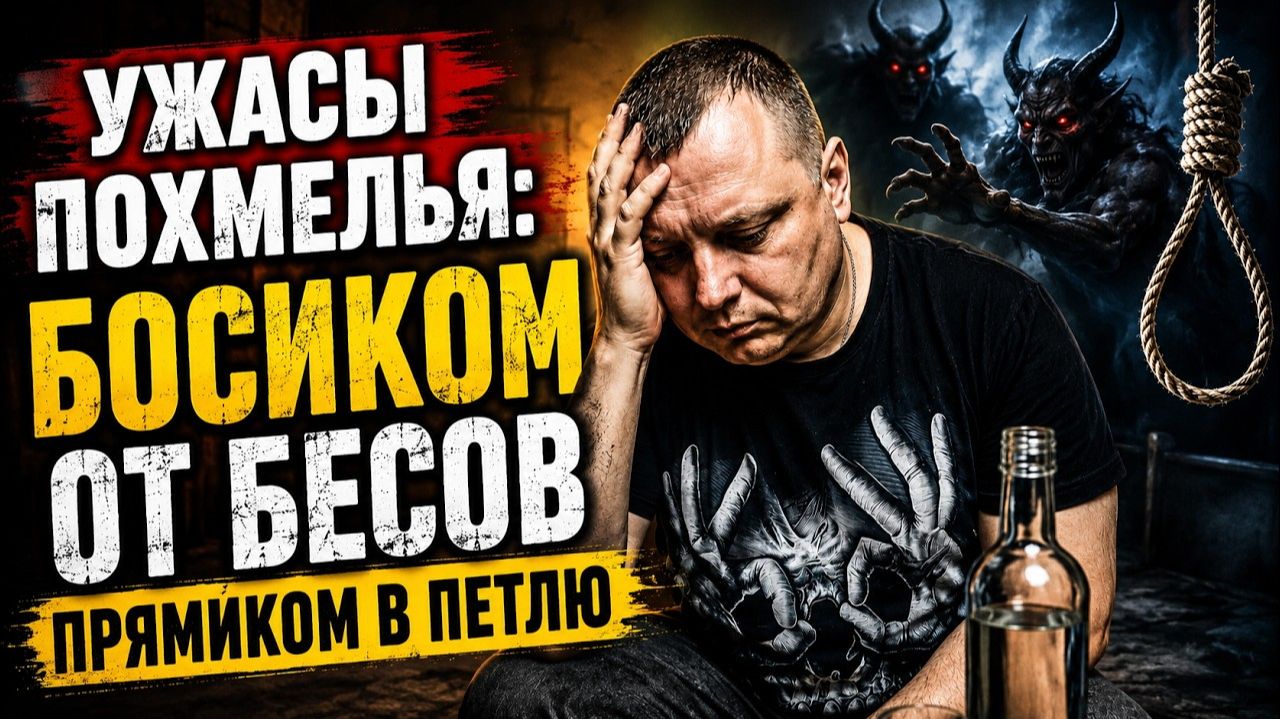 Ужасы похмелья: Босиком от бесов прямиком в петлю!