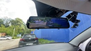 Установка и первый отклик, видеорегистратор X-CAN Mirror City GPS WiFi Duo
