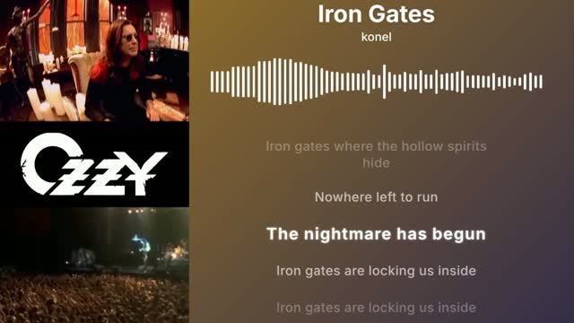Ozzy Osbourne / Iron Gates / Новая неспетая песня AI