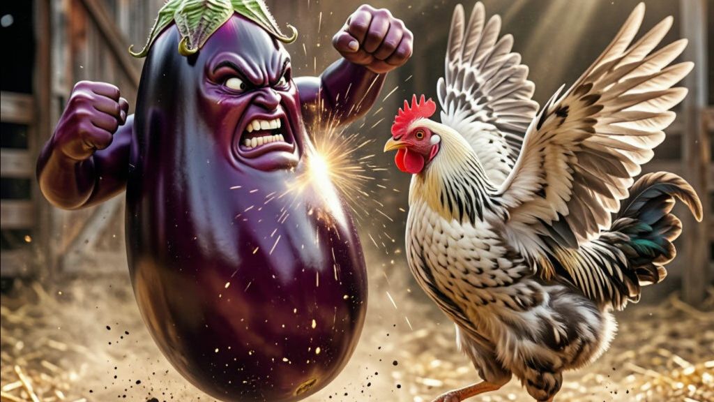 Ты не ПоВериШь! КуРы ПроТив БакЛаЖан!!! 🐔