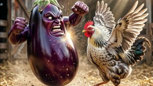 Ты не ПоВериШь! КуРы ПроТив БакЛаЖан!!! 🐔