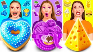 24 Часа Едим Еду Одного Цвета Челлендж # Сумасшедший Челлендж от Fun Challenge