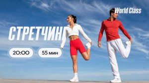 СТРЕТЧИНГ с Анной Фатеевой | 21 августа 2026 | Онлайн-тренировки World Class