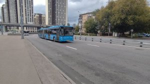 Автобус ЛиАЗ 6213 борт 191876 маршрут 741
