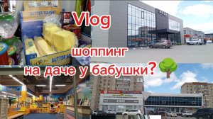 ЛАЙФ-vlog/шоппинг на даче у бабушки🔥лето 2026