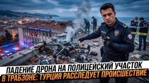 📡Падение дрона на полицейский участок в Трабзоне: Турция расследует происшествие