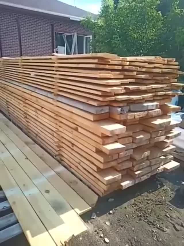 Сушка дерева для крыши