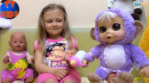 Кукла Беби Борн. Сюрприз для Ярославы. Подарок — новая игрушка Animal Babies Baby Monkey