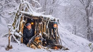 Зимний кемпинг — строю укрытие для выживания в глубоком снегу. Секреты выживания. Сольное зимнее