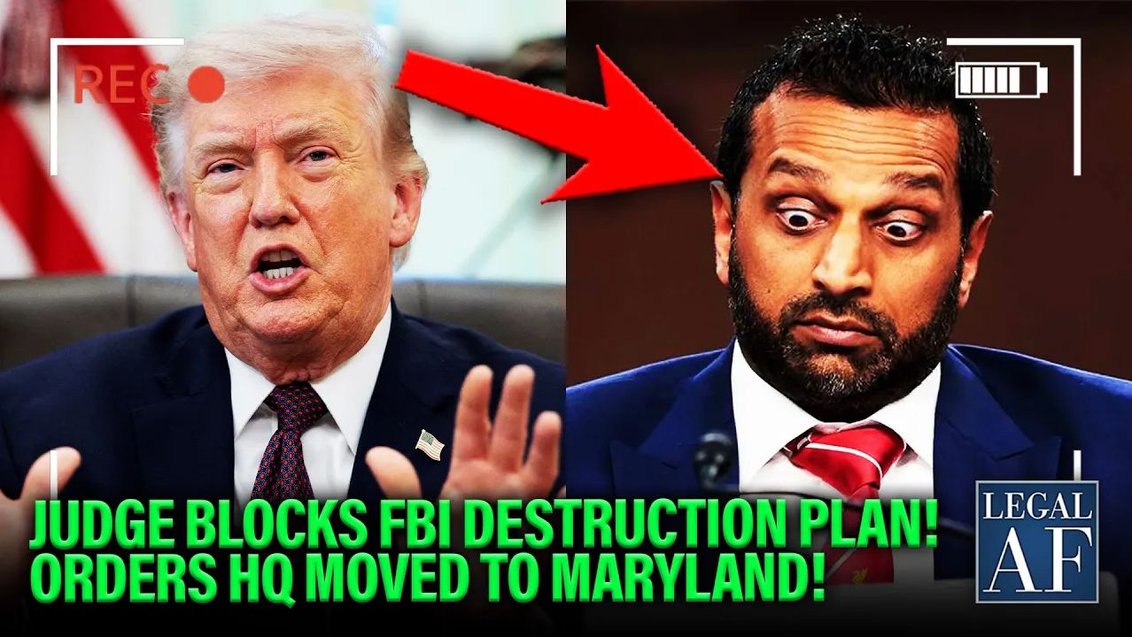 Trump’s SQUEALS As Federal Judge ORDERS FBI HQ Relocated To Blue Maryland!!!